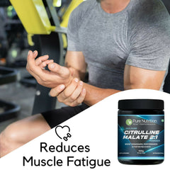 Pure Nutrition L-Citrulline Malate 2:1 Powder 100g , 33 Servings | 100% Pure & Unflavoured | Boosts Stamina, Enhances Performance, Speeds Muscle Recovery & Reduces Fatigue | Ideal Pre-Workout for Men & Women