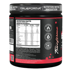 TrueForma Ripped EAA + BCAA Powder | 9 Essential Amino Acids, 2.5g L-Leucine, 500mg L-Carnitine & 100mg Quercetin Extract | Supports Muscle Recovery, Hydration & Performance | 300g