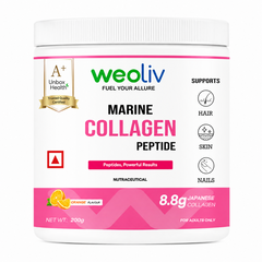 weoliv FUEL YOUR ALLURE MARINE COLLAGEN PEPTIDE | Peptides, Powerful Results | Supports Hair, Skin & Nails