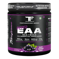TrueForma Ripped EAA + BCAA Powder | 9 Essential Amino Acids, 2.5g L-Leucine, 500mg L-Carnitine & 100mg Quercetin Extract | Supports Muscle Recovery, Hydration & Performance | 300g