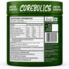 COREBOLICS Creatine with Electrolytes – Watermelon Flavour for Strength, Energy, Hydration & Performance