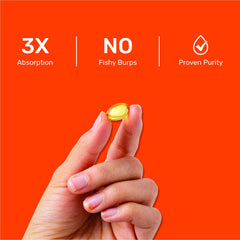 NewEdge |Advanced Omega-3 with MaxSimil® Technology. |Supports Heart, Brain, Eye & Joint Health. 3X Better Absorption. Easy-to-Swallow Softgels.