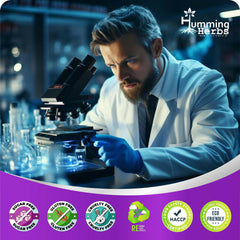 Humming Herbs DIM - Diindolylmethane - Alkalizing Extracts Spirulina,Berries Blend, Black Pepper Extract - 90 cap