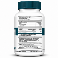 COREBOLICS Calcium – Daily Bone Health Support Formula for Strong Bones, Teeth & Overall Skeletal Strength