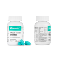 Newedge Ultrafit Women Multivitamin | 13 Vitamins, 10 Minerals, Amino Acids, Probiotics & Enzymes | Shatavari, Turmeric & Cranberry | Energy, Glow & Hormonal Balance.