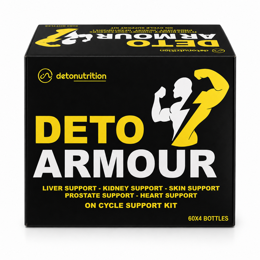 Detonutrition Deto Armour – On Cycle Support Kit (60x4 Bottles)