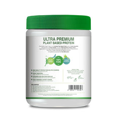 Pure Nutrition Plant Protein Powder for Men,Women - Berry Blast (500g) ,With Pea & Brown Rice Protein with Omega3,Digestive Enzymes & Turmeric|Plant-based