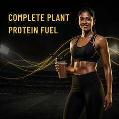 Pure Nutrition Plant Protein Powder with Pea & Brown Rice Protein | Chocolate Flavor | 25g Protein per Serving