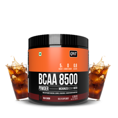QNT BCAA 8500 | 180g | 30 Servings | 2500mg L-Leucine, 1250mg L-Isoleucine, 1250mg L-Valine | Hydration & Muscle Recovery Supplement | Pre/Post Workout for Strength & Stamina