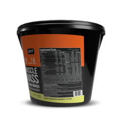 QNT Muscle Mass 3000 | Weight Gainer and Muscle Gainer Supplement (18g Protein, 1.5g Dietary Fibre, 110g Carbs) Per Serve