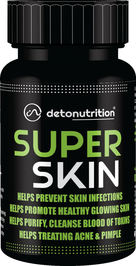 Detonutrition Super Skin – Blood Purifier & Skin Health Capsules (60 Capsules)