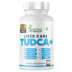 Humming Herbs Liver Care TUDCA+ | 7-in-1 Formula Supports Liver Health & Detoxification | 1200mg per Serving