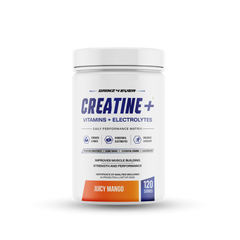 Gainz4Ever Creatine+ | Creatine Monohydrate with Taurine, Essential Vitamins & Electrolytes | Daily Performance Matrix for Strength, Power, Hydration & Recovery | 120 Servings | 600g