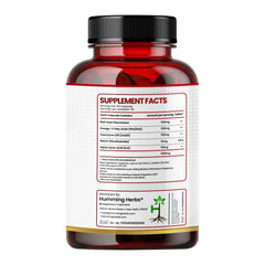 Humming Herbs Red Yeast Rice Pro 5-in-1 Supplement | Red Yeast Rice, Omega-3 (EPA/DHA), CoQ10, Niacin, ALA