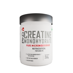 PhD Nutrition Creatine Monohydrate – Fast-Absorbing Powder for Strength, Power, Lean Muscle, Endurance & Recovery