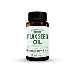 Gainz4Ever Premium Flax Seed Oil | Cold Pressed Unrefined Flaxseed Oil | Omega-3, Omega-6 & Essential Fatty Acids | Supports Heart, Brain & Joint Health | Softgel Capsules