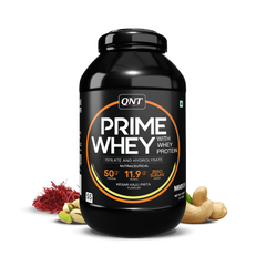 QNT Prime Whey Protein Powder | 25g Protein Per Scoop | Whey Isolate, Concentrate & Hydrolysate Blend | Muscle Growth, Recovery & Strength