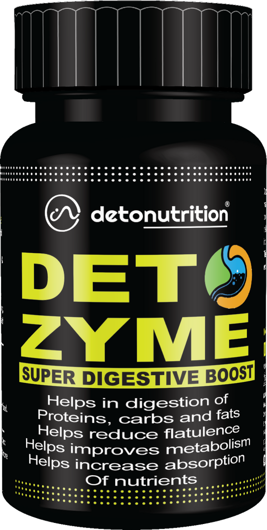 Detonutrition Detozyme – Super Digestive Boost (90 Capsules)