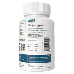 Eternell® Quercetin + Zinc Capsules | 400 MG Formula | Supports Immunity & Antioxidant Defense | 60 Capsules