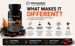 Detonutrition Deto Burn XT – Extreme Fat Burn Support (60 Capsules)