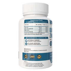 Eternell® Quercetin + Zinc Capsules | 400 MG Formula | Supports Immunity & Antioxidant Defense | 60 Capsules