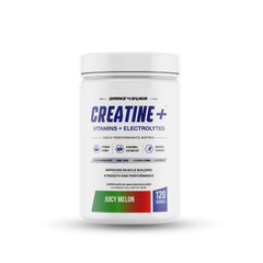 Gainz4Ever Creatine+ | Creatine Monohydrate with Taurine, Essential Vitamins & Electrolytes | Daily Performance Matrix for Strength, Power, Hydration & Recovery | 120 Servings | 600g