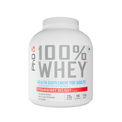 PhD 100% Whey Protein – Fast-Absorbing, Low-Sugar Whey for Lean Muscle, Recovery, Strength & Daily Protein Support