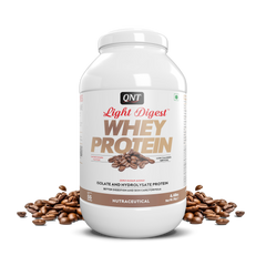 QNT Light Digest Whey Protein Powder for Muscle Building | Best Whey Protein for Beginners with Advanced SKIN Care | Boosts Strength & Endurance