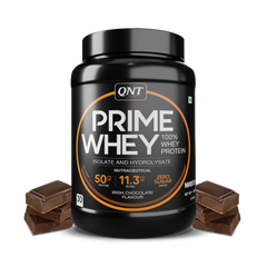 QNT Prime Whey Protein Powder | 25g Protein Per Scoop | Whey Isolate, Concentrate & Hydrolysate Blend | Muscle Growth, Recovery & Strength