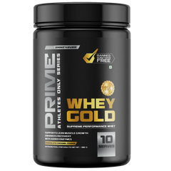 Gainz4Ever Prime Whey Gold Supreme Performance Protein with Enzymes for Lean Muscle Growth & Fast Recovery