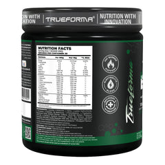 TrueForma Ripped EAA + BCAA Powder | 9 Essential Amino Acids, 2.5g L-Leucine, 500mg L-Carnitine & 100mg Quercetin Extract | Supports Muscle Recovery, Hydration & Performance | 300g