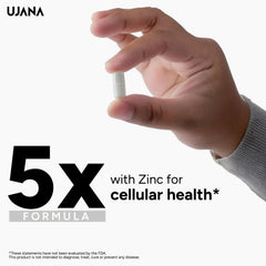UJANA Zinc+ with Magnesium, L-Theanine, L-Tryptophan & Vitamin B6 – 90 Vegetarian Capsules