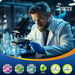 Humming herbs Humming herbs 100% 10 E14 Humming Herbs NMN Nicotinamide Mononucleotide with Resveratrol & Quercetin | Supports Cellular Health, Boosts NAD+ Levels, Promotes Energy & Healthy Aging | Advanced Anti-Aging Formula Summarise this data