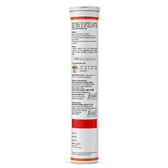 Pure Nutrition Vitamin C + Zinc, 20 Effervescent Tablets (20 x 1) Orange Flavour | 1000mg Amla Extract | Supports Acne Free Skin for Women & Men | Rich in Antioxidants | Boosts Energy & Immunity