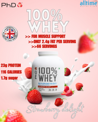 PhD 100% Whey Protein | Muscle Growth, Recovery & Fast Absorption