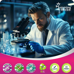 Humming Herbs Turkesterone Ecdysterone Ajuga Turkestanica Supplement with Tongkat Ali Horny Goat weed & maca