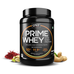 QNT Prime Whey Protein Powder | 25g Protein Per Scoop | Whey Isolate, Concentrate & Hydrolysate Blend | Muscle Growth, Recovery & Strength