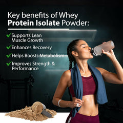 Pure Nutrition Whey Protein Blend (Isolate + Concentrate)1Kg Pouch, 30 Servings, 24g Protein, 5.5g BCAA per Serving | Supplement Powder for Men & Women for Muscle Recovery & Growth, Kulfi Flavour