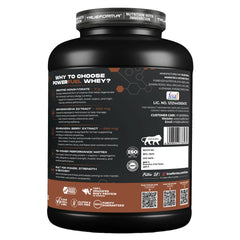 Trueforma® PowerFuel Tri-Power Whey Protein Powder – 25g Protein, 5.5g BCAAs, 2.7g Leucine & 4.1g Glutamine | Enriched with Creatine, Ashwagandha & Schisandra Extract | Muscle Growth, Strength & Recovery Support| 50 Servings (2kg
