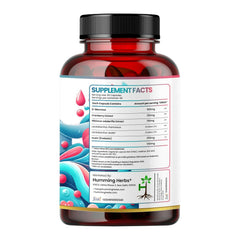 Humming Herbs UTI Wellness Essence Capsules 6-in-1 Formula D-Mannose, Cranberry Extract, Hibiscus Extract, Probiotics & Prebiotic