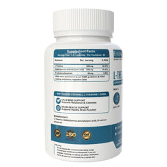 Eternell® L-Theanine + GABA | Supports Relaxed Focus & Mood Balance | Calm Focused Energy | 60 Capsules