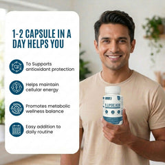 Eternell® R-Lipoic Acid | Supports Antioxidant Defense & Wellness | Antioxidant Support Daily | 60 Capsules