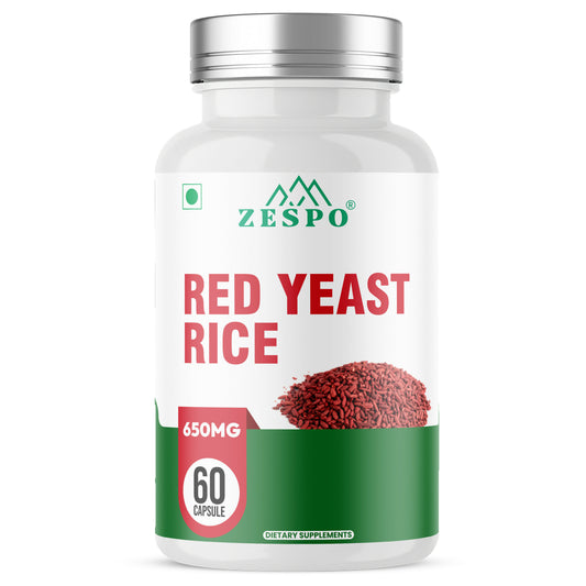 Zespo Red Yeast Rice 650mg with CoQ10 - 60 Vegetarian Capsules