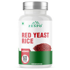 Zespo Red Yeast Rice 650mg with CoQ10 - 60 Vegetarian Capsules