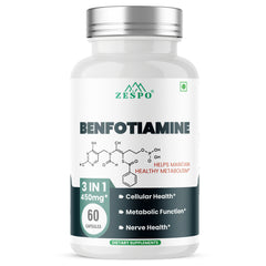 Zespo Benfotiamine 450mg with Alpha Lipoic Acid & L-Leucine - 90 Capsules