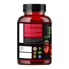 Humming Herbs Alpha Testosterone Supplement – Tribulus, Fadogia Agrestis, Epimedium (Horny Goat Weed), L‑Arginine, Beet Root, Tongkat Ali, Maca & Vitamin D3 – 120 Vegan Capsules (60 Servings)