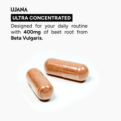 UJANA Beet Root with L-Citrulline, L-Arginine HCl & Vitamin C – 1040 mg Formula – 90 Vegetarian Capsules – 45 Day Pack
