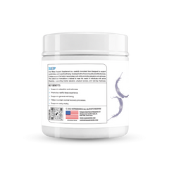 Gainz4Ever Sleep Support | L-Glycine, L-Taurine, Magnesium, L-Theanine & Lemon Balm Extract | Relaxation, Recovery & Sleep Support Formula | Black Currant Flavour | 30 Servings | 300g