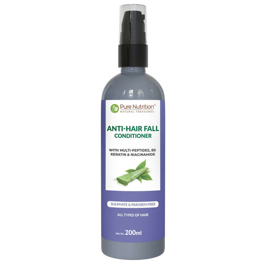 Pure Nutrition Anti-Hair Fall Conditioner, 200ml | With Multi-Peptides, Pro Vitamin B5, Keratin & Niacinamide | Sulphate & Paraben Free | For All Hair Types