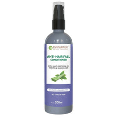 Pure Nutrition Anti-Hair Fall Conditioner, 200ml | With Multi-Peptides, Pro Vitamin B5, Keratin & Niacinamide | Sulphate & Paraben Free | For All Hair Types